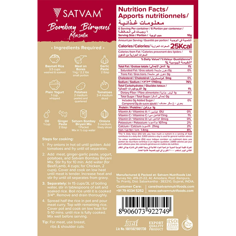 Bombay Biryani Masala